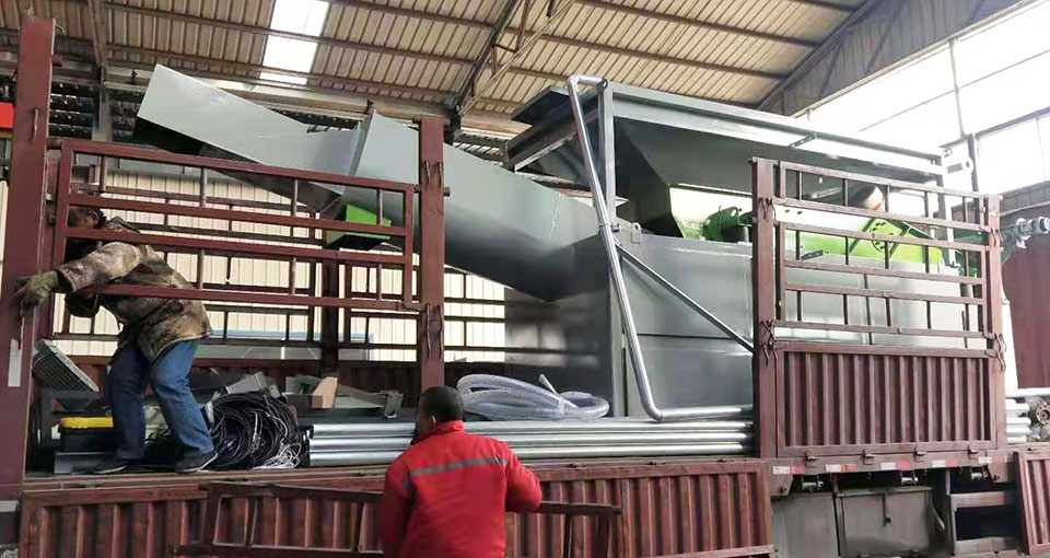 砂石分離機發(fā)貨現(xiàn)場