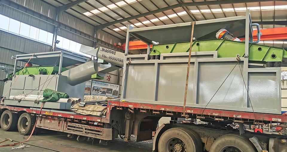砂石分離機發(fā)貨現(xiàn)場