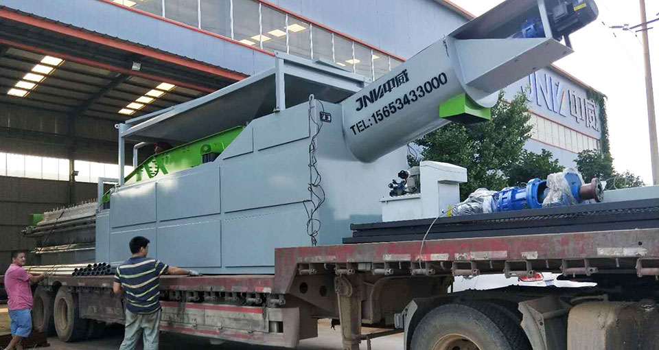 砂石分離機發(fā)貨現(xiàn)場