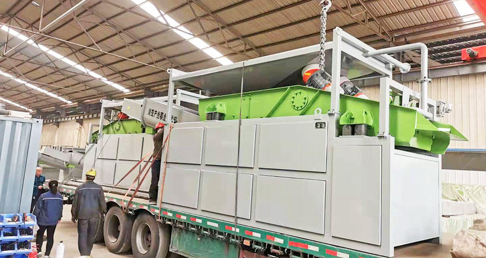 砂石分離機發(fā)貨現(xiàn)場